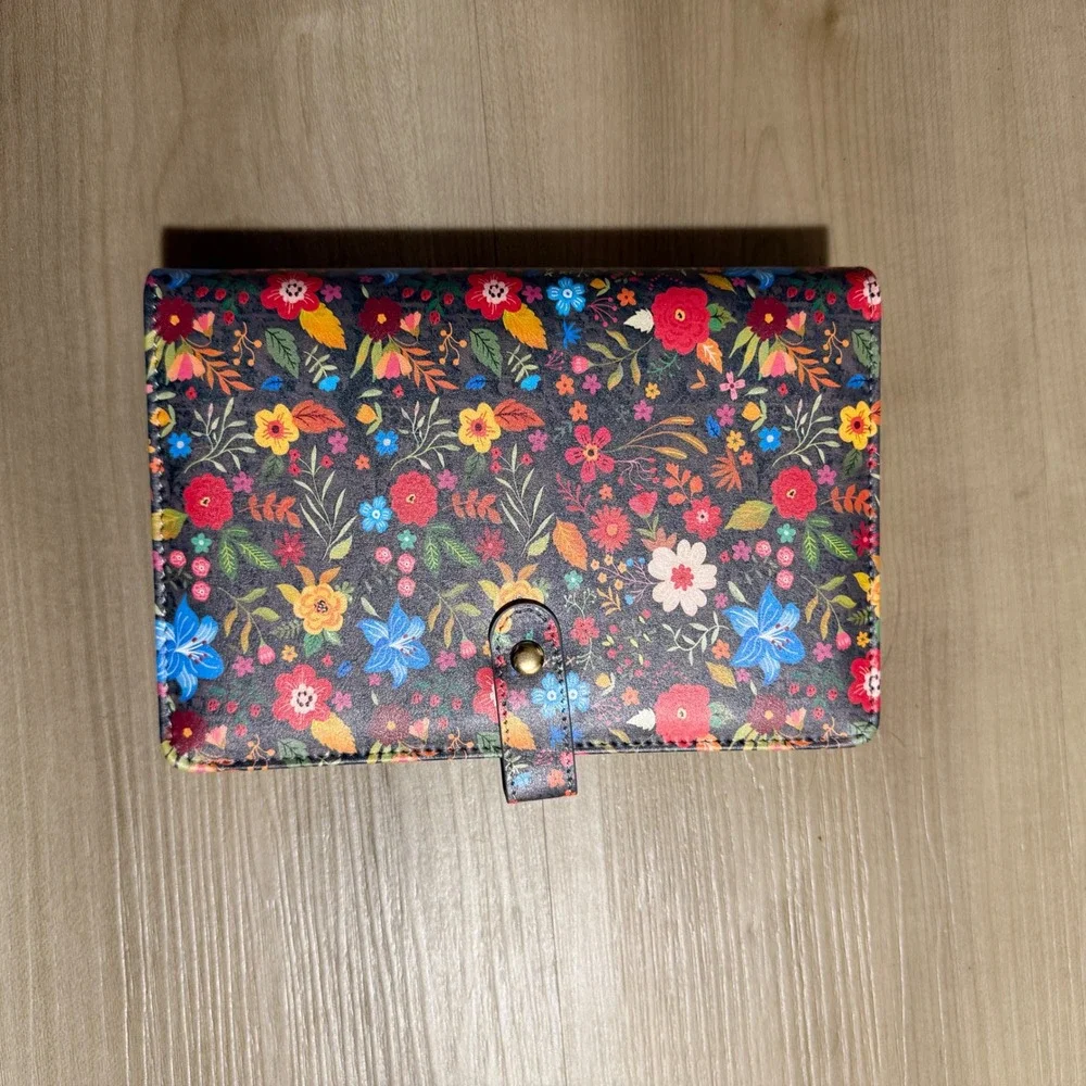 Kakurookie Travel Jewelry Organizer Case Floral‎ NEW